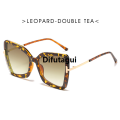 Difutagui High Quality [ New ] Butterfly Shape T Word Sunglasses Large Bargain price Frame Sun-Proof Sunglasses Female Street Shot Glasses. 