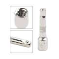 Sleeve Extender Bar Sier Sliding Small Square Rod Wrench 1/4 Inch 1Pc Chromed Steel Ratchet Socket. 