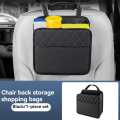 Spreeshop Multifunctional Car Seat Storage Bag Leather Storage Bag Suitable for Most Car Models Interior Design. 
