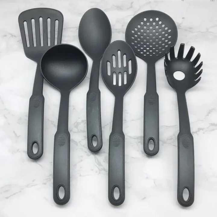 Pack Of 6 Non Stick Cooking Spoon Set