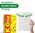 K One A4 Size paper | Photocopy paper a4 | Printing Paper | a4 size paper bundle 500 sheets | KOne a4 paper (70 GSM). 