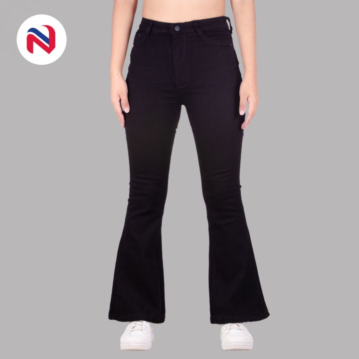 Nyptra Black High Rise Premium Stretchable Belly Jeans For Women - Fashion | Jeans | Pants For Women | Women's Wear |