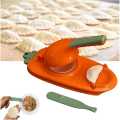 2 In 1 Dumpling Maker, Manual Dough Press Wrapper, Empanada Maker Household For Dumpling Making Tool. 