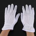 fasdaga 2 Pair Protective Anti-Slip White Cotton Work Driving Gloves. 