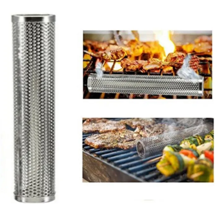 Bbq%20Stainless%20Steel%20Accessories%20Meshes%20Perforated%20Mesh%20Smoker%20Tube%20-%20Image%204