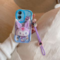 lthmy for VIVO Y17S 4G case TPU silicone 3D cartoon plush doll cute shockproof soft case phone cover with lanyard. 