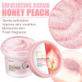 Eelhoe Peach Body Scrub Hydrating, moisturizing, oil controlling, cleansing, softening chicken skin and keratin scrub mud scrub. 