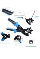Leather Belt Hole Punch Puncher Tool Hole Maker Revolving Rotary Tools. 