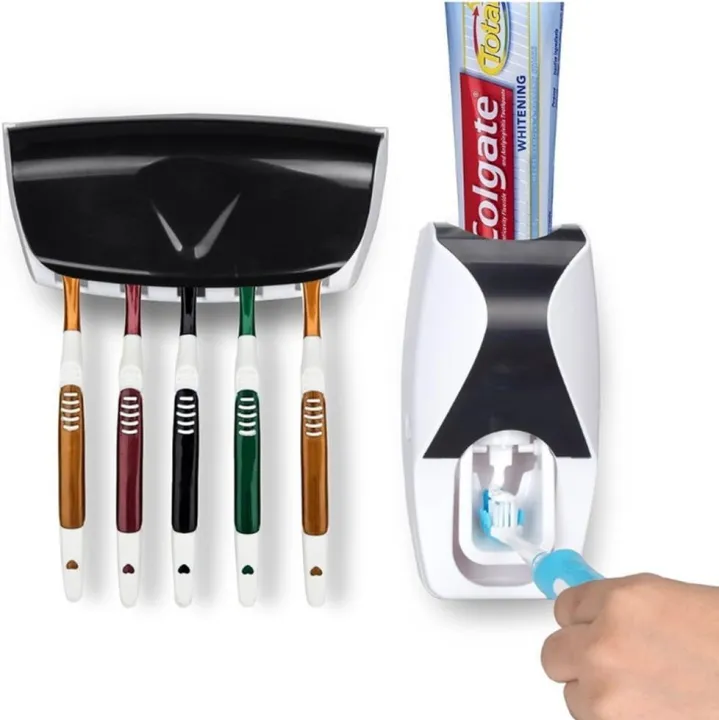 Automatic Toothpaste Dispenser Toothbrush Holder Toothbrush Family Sets
