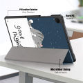 For Samsung Galaxy Tab A9 Plus 11inch X210 X215 X216 Case Slim Tri-fold Smart Flip Cover Full Coverage Casing. 