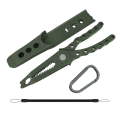 Multifunctional Fishing Pliers Split Ring Pliers Remove Hooks Tool for Fishing Tackle A. 