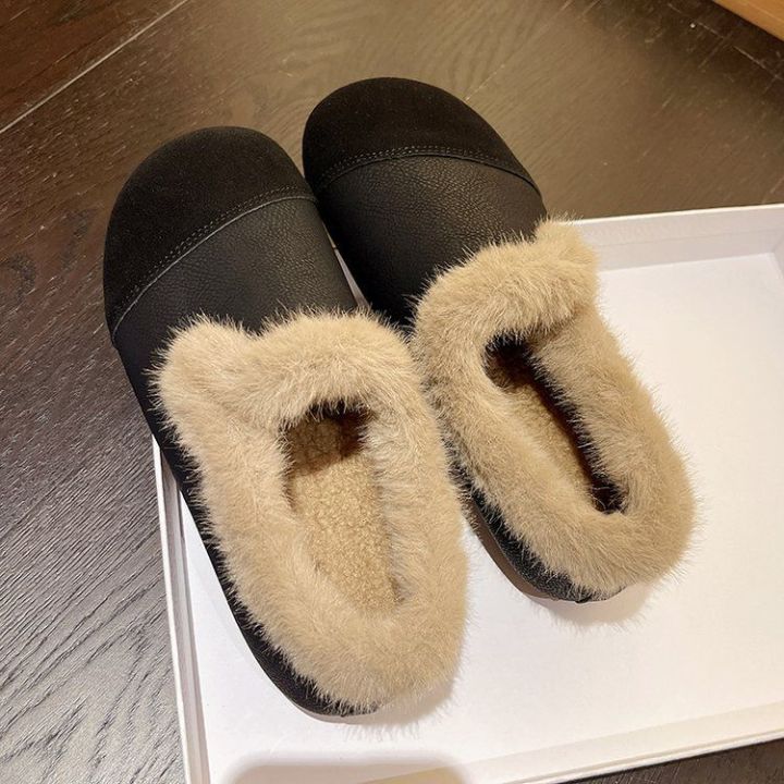 Pebbles%20Nepal%20Flat-soled%20Plus%20Velvet%20Warm%20Slip-on%20Cotton%20Shoes%20for%20Girls%20-%20Image%204