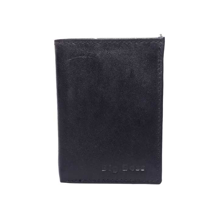 Plain Black Color Wallet For Men