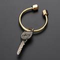 Unique DIY Craft Tools Buckles Jewelry Accessories Key Ring Pendant Brass Keychain. 