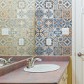 Artsy Home Wall Stickers Premium Cement Tiles Albano 48pcs - 10cm x 10cm. 