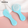 Wenefang 2pcs Baby Hair Brush Comb Soft Baby Hair Body Bath Brush Baby Protect Shower Hair Massage Comb Newborn Wash Care Cleaning Tools. 