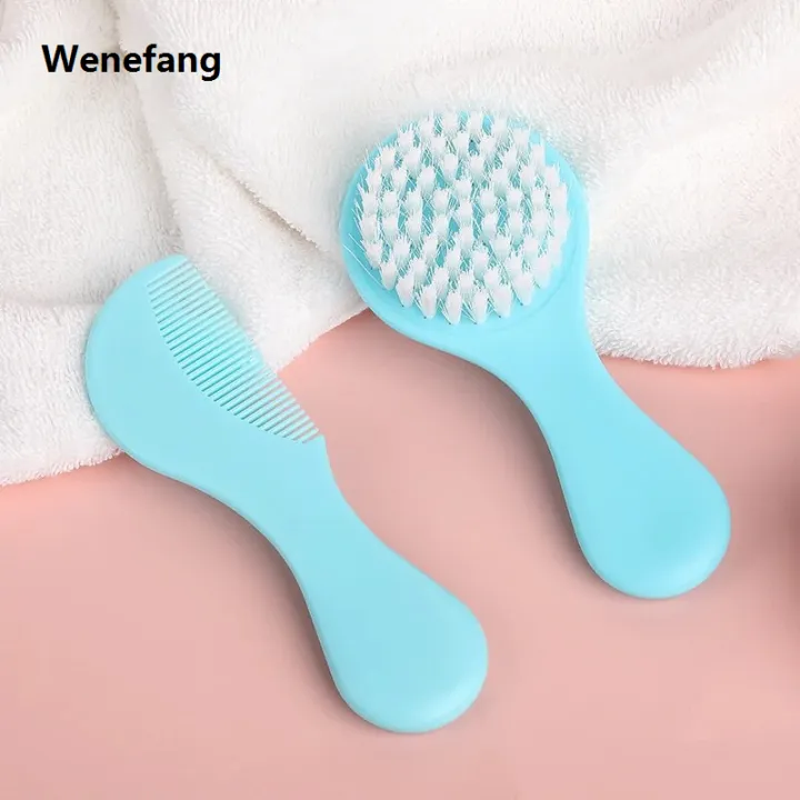 Wenefang%202pcs%20Baby%20Hair%20Brush%20Comb%20Soft%20Baby%20Hair%20Body%20Bath%20Brush%20Baby%20Protect%20Shower%20Hair%20Massage%20Comb%20Newborn%20Wash%20Care%20Cleaning%20Tools%20-%20Image%205