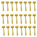24 PCS Judge Gavel Prop Mini Wood Hammers Mallets Justice Costume Accessories for Auction Sale Courtroom Favors. 
