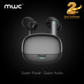 MWC ASVA Pro | Ultra Premium | Hybrid ANC (6 mics) | 10mm±0.1mm Driver | 90H Play Time (800mAh Battery) | 45ms Ultra Low Latency | iPx6 Water Resistance | Dual Device Pairing | Bluetooth 5.4. 