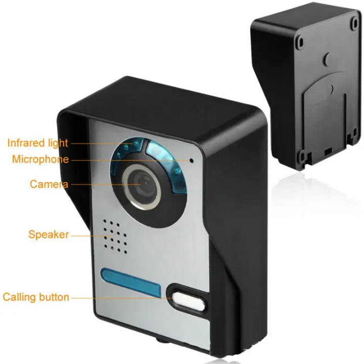 ARELENE%207Inch%20Monitor%20HD%20Camera%20Video%20Door%20Phone%20Doorbell%20Intercom%20System%20IR%20Night%20Vision%20Wired%20Doorbell%20Camera%20Wireless%20EU%20Plug%20-%20Image%203