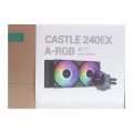 Deepcool Castle 240Ex Rgb Aio Liquid Cpu Cooler, Anti-Leak Technology. 
