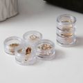 Transparent Round 5 Layer Jewelry Organizer Small Box Storage Gifts 2.8*7/3.5*8cm. 