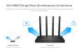 TP-Link Router AC1200 Archer C6 Wi-Fi Speed Up To 867 Mbps/5 GHz + 300 Mbps/2.4 GHz , 5 Gigabit Ports, 4 External Antennas , MU-MIMO, Dual Band. 
