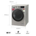 LG 9 Kg Front Load Washing Machine - FV1409S3V. 