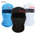 Wenefang Outdoor sun protection cycling four-season sports seamless hood Profesional motorcycle riding sunshade breathable neck mask helmet liner. 