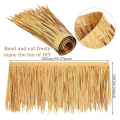 Thatch Roof for Tiki Bar- Mexican for Tiki Hut 6.56' X 20" Grass Roof 2pcs Artificial Palm Thatch Palapa Grass Roll. 