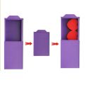 Cool Magic Purple Magic Box Trick Performance Mystery Magic Show Props Funny Magic Show Magic Disappearing Box for Kids Teens. 