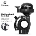 WEST BIKING Bicycle Scooter Hook Hanging Bag Bells Durable Safety Clear Loud Mountain Bike Bell Aluminum Alloy Bike Bells. 