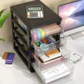 【Hot New Release】Organizer Storage Drawer Type Box Drawers Desktop Plastic Desk Jewelry Cabinet Container Table Case Sundries Makeup Trays. 