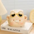 Creative Ceramics Tissue Box Cute Cat Shape Paper Box Cartoon Napkin Storage Box Hotel. 