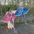 1 Piece 1.4M Large Dragon Kite For Kids And Adults Huge Pterosaur Kite Come Tail Easy To Fly Kites Outdoor Toy YUEYING. 
