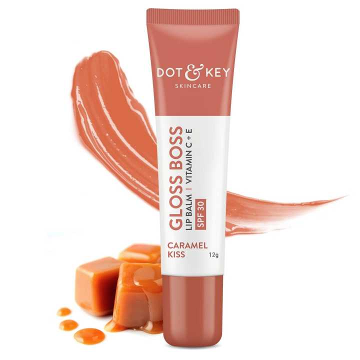 Dot & Key Lip Balm With vitamin C + E SPF 30 (Caramel Kiss) 12gm |  Daraz.com.np