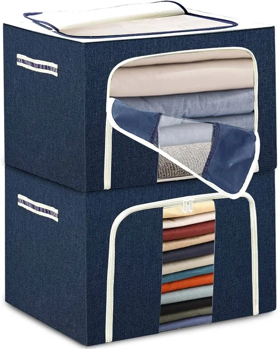 Foldable%20Clothing%20Storage%20Bag%20for%20Clothes,%20Blanket,%20Comforter,%20Under%20Bed%20Storage%20-%20Image%203