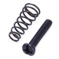 2 Set Electric Guitar Accessories: 1 Set Strap Button Screw Lock Pins Pegs Pads & 1 Set Adjust Conical Spring and Screws. 