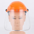 Transparent Full Face Shield Safety PC Head-mounted Eye Screen Hat Eye Protection Face Mask Motorcycle Face Mask Equipment. 