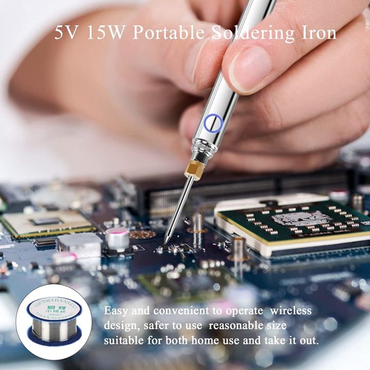 5V%2015W%20USB%20Cordless%20Soldering%20Iron%20Kit%20USB%20Soldering%20Iron%201100MAh%20USB%20Soldering%20Iron%20-%20Image%205