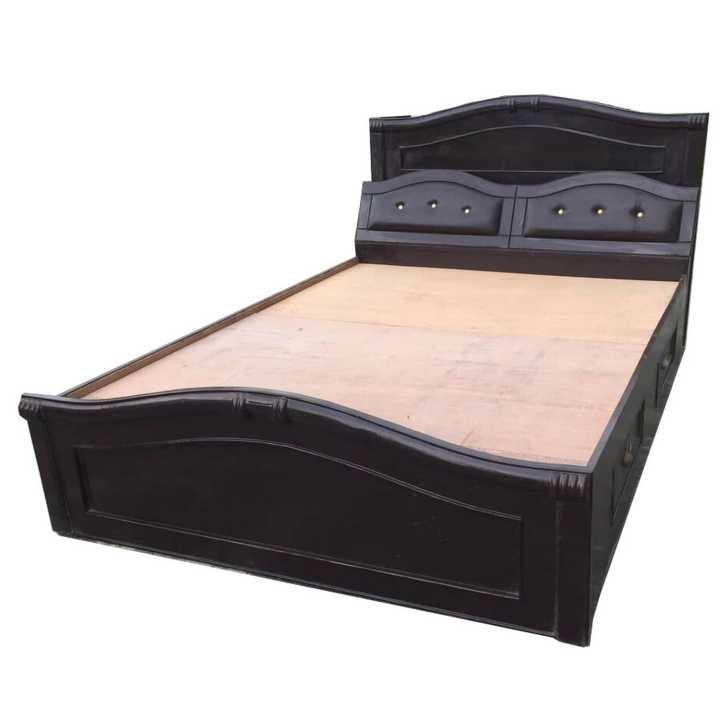 Dark Brown King Size Bed ( 5ft X 6.5ft )