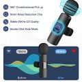 K35 Dual Wireless Microphone for Camera/Computer/Laptop/MacBook/Phone, Lavalier Lapel Microphone Recording Vlogging ASMR Podcast Interview Instagram & YouTube Wireless Mic. 