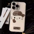 Hat KT Cat Suitable for Apple 16 Phone Case iPhone15ProMax Cartoon 16e New 14Pro Anti Drop 13 Cute 12 Protective Cover 11 Girl Plus Lens XS Full Pack Soft Shell. 