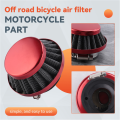 OYPFXMI 44Mm Air Filter For 47Cc 49Cc 2 Stroke Super Pocket Bike Upgrade Kit Mini Dirt Bike Atv Quad Aluminium Air Filter Set Red. 