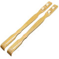 2 Pcs Bamboo Wood Back Scraper Wooden Back Scratcher, Scratching Massager, Backscratcher, Body Massage. 