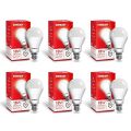 Eveready 18W LED Bulb | 1800 Lumen | 4KV Surge Protection | Long Life & Low Maintenance | BIS Certified | 1 Year Warranty | 100 Lumens Per Watt | Cool Day Light (6500K) | B22 | Pack of 6. 