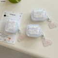 Sutuiying Cute Girl Style Bluetooth Headset, Airpods 1, 2, 3 Generation, Luxury Airpods Pro, Pro2 Generation, Protective C, 1Pc. 