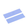 Vylon Computer Heat Dissipation: Reusable Silicone GPU Heat Dissipation Conductive Cooling Pad With A Thermal Conductivity Of 6.0 W/mk. 