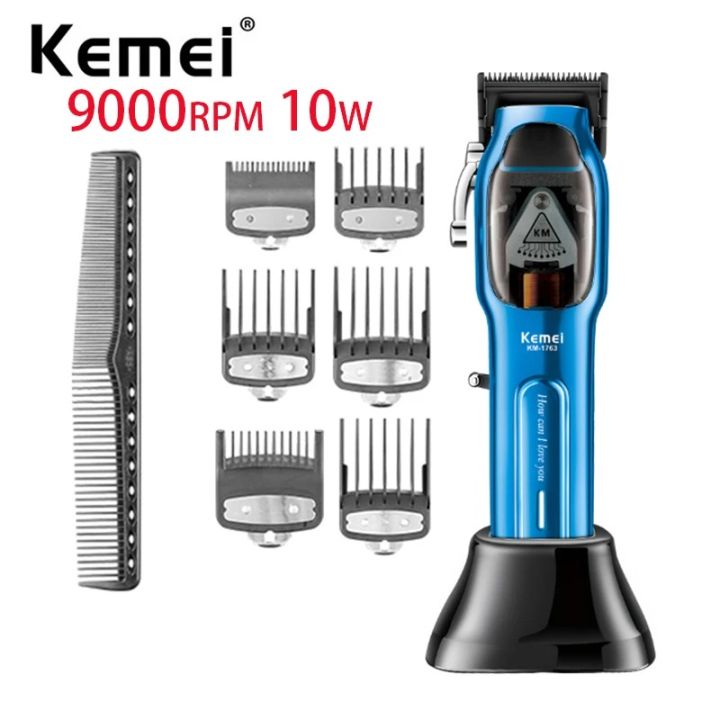 Kemei%20Professional%20Hair%20Clipper%20Barber%20Cordless%20Hair%20Trimmer%20Electric%20Hair%20Cutting%20Machine%20Powerful%20Magnetic%20Motor%209000RPM%2010W%20-%20Image%202