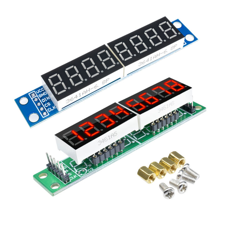 8 Digit Bit MAX7219 Digital Tube Display Module Board 7 Segment Digital ...